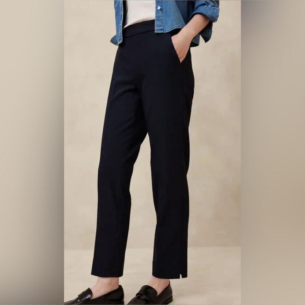 Banana Republic Hayden Navy Ankle Pants